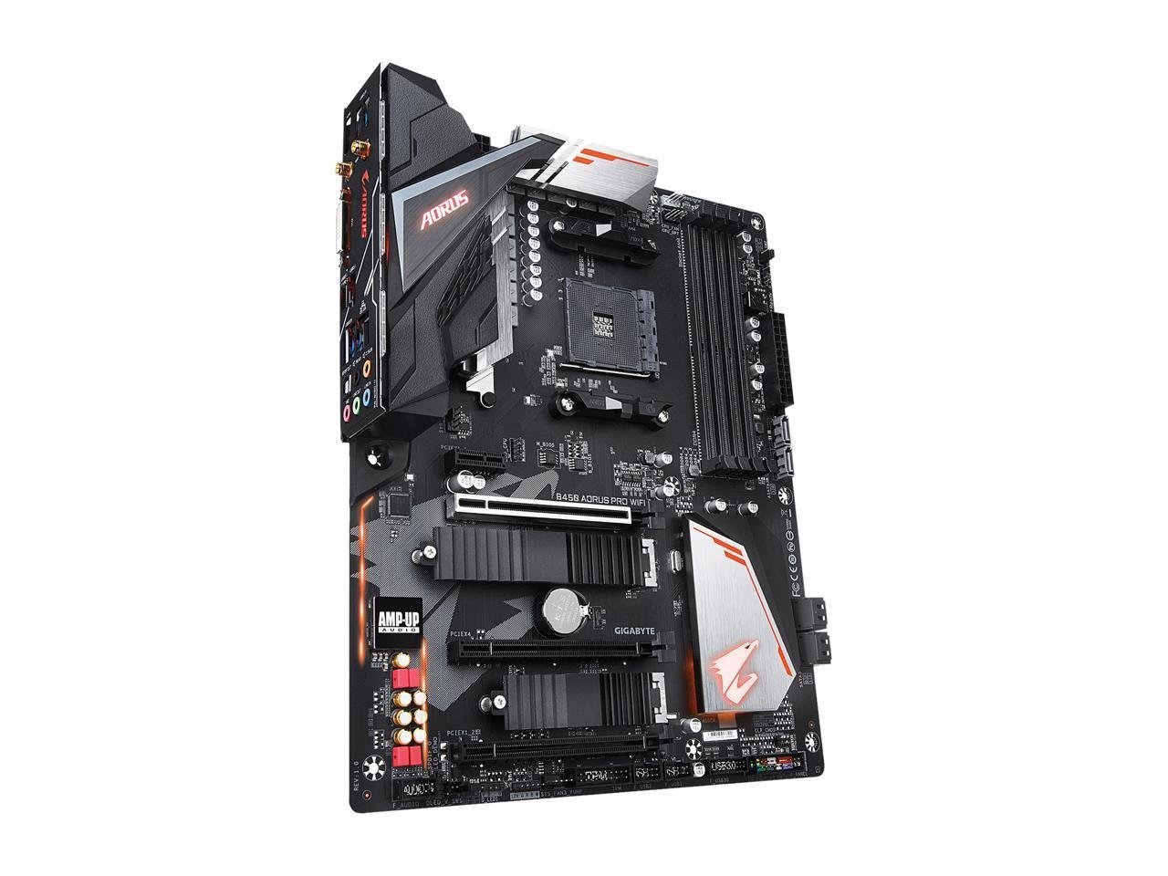 GIGABYTE B450 AORUS PRO WIFI AM4 AMD B450 ATX AMD Motherboard - Aliteq